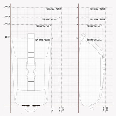 HAWK 20M Throw Bag