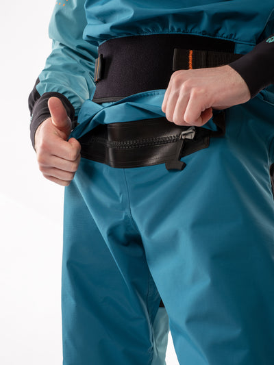 relief zipper drysuit